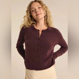 NWT Z Supply Outlook Cardigan in Berry Wine